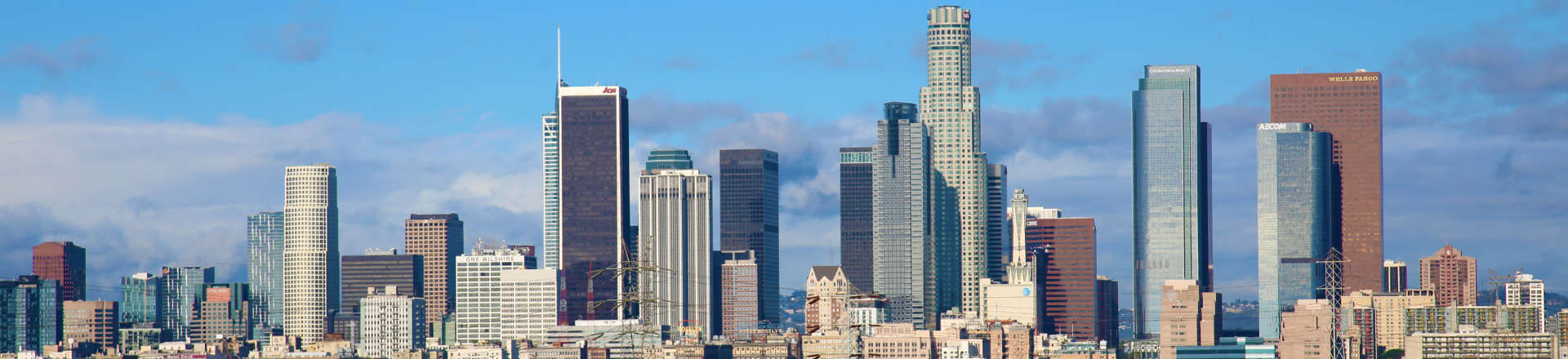 panoramic view of Los Angeles, CA