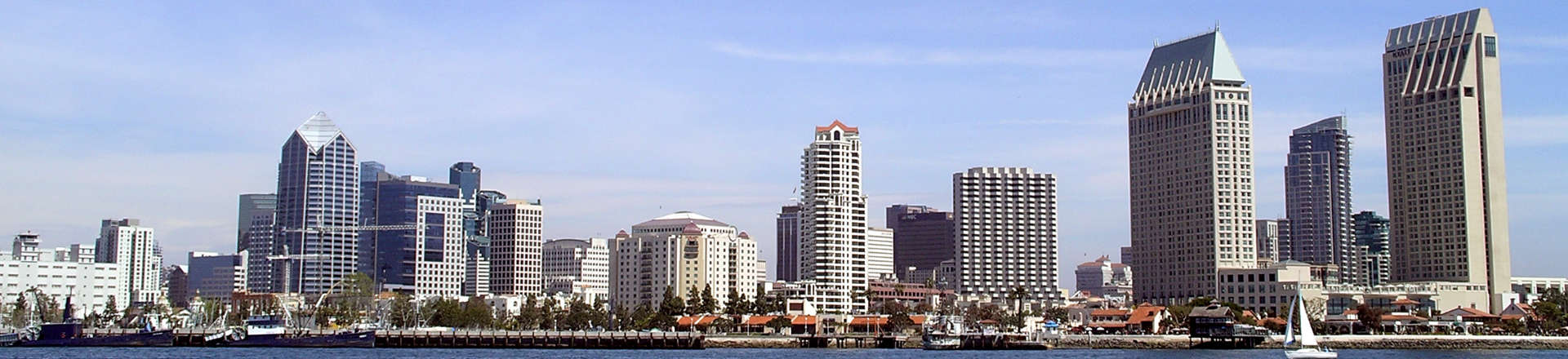 panoramic view of San Diego, CA