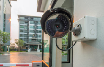 cctv security surveillance camera system for domestic life in modern city